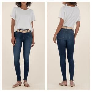 KUT From the Kloth High Rise Skinny Jeans Plus Size 20W DIstressed Pocket